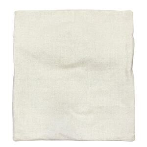 Pottery Barn Pillow Cover 18x18 Ivory Cream 100% Cotton Woven Textured